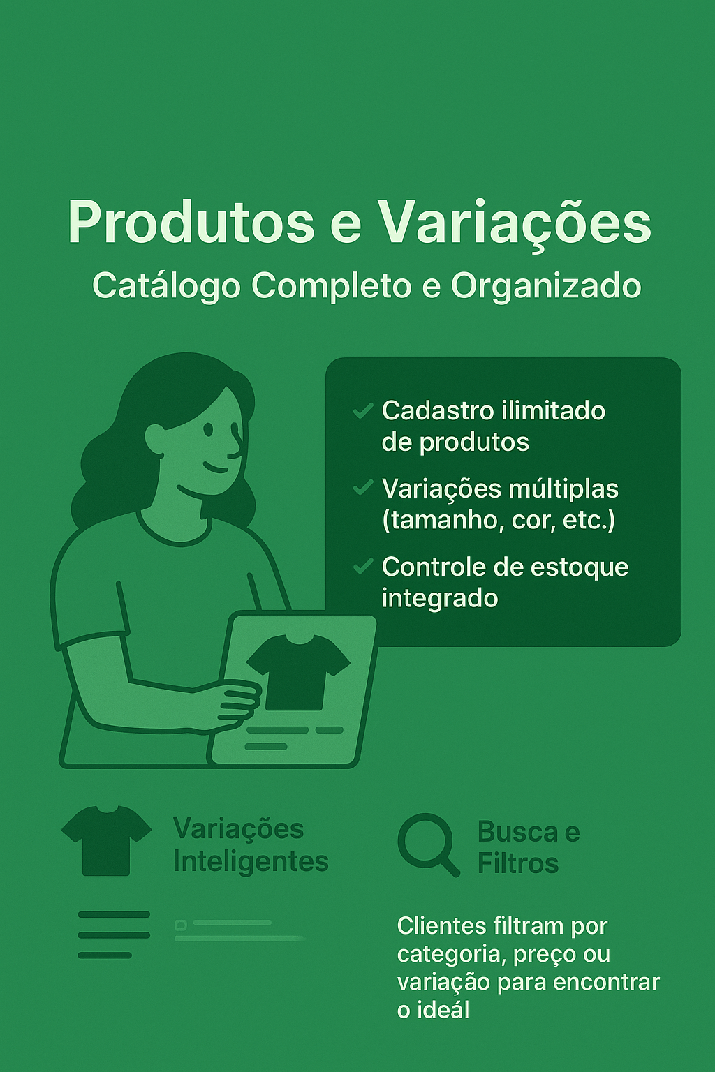 Produtos e Variações